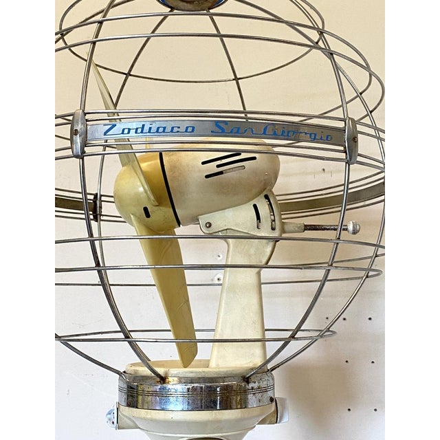 Model Zodiac Fan from San Giorgio, 1950s For Sale - Image 12 of 18