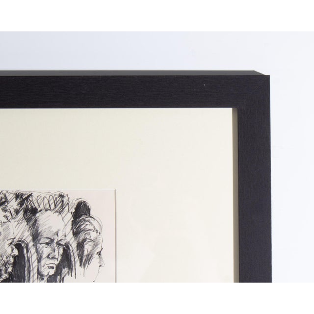 Realism 1969 Charcoal Figure Drawing by James L. Bruch For Sale - Image 3 of 8