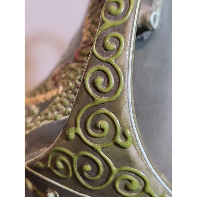 Antique Moriage Dragon Footed Vessel For Sale - Image 10 of 11