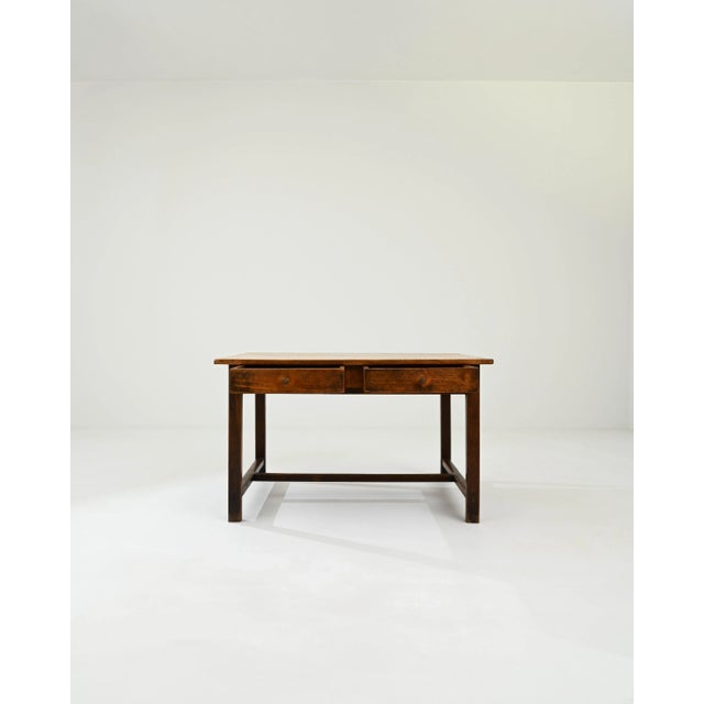 1900s French Wooden Side Table For Sale In Greensboro - Image 6 of 12