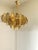 Contemporary Amber and Fumè “Poliedri” Murano Glass Chandelier in Venini Style For Sale - Image 4 of 7