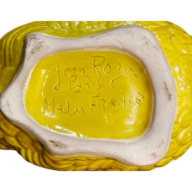 Original Signed Jean Roger Paris Ceramic Duck Flower Frog Vase | MCM | Made in France For Sale - Image 10 of 12