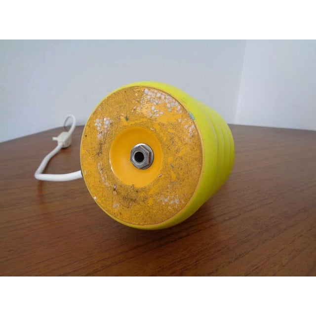 German Yellow Opaline Glass Bulb Lamp by Ingo Maurer for M Design, 1960s For Sale - Image 17 of 18