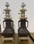 This matched pair of table lamps appears to have begun life as late 19th century East Asian oil lamps, later electrified,...