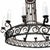 Large Art Deco Style Wrought Iron 12-Light Chandelier For Sale - Image 9 of 11