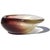 Vintage Murano Seguso Dark Amethyst Cinnamon Gold Flecks Italian Art Glass Conch Seashell Bowl For Sale In Orlando - Image 6 of 7