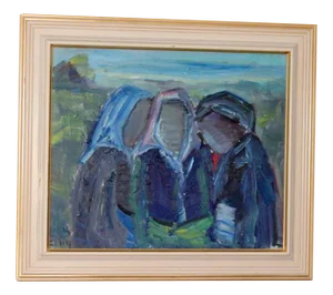 Louis Zelig, Komp, 1960s, Oil on Panel