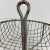 Vintage Rustic Hanging Metal Miners Basket With Hooks From England - Circa 1930’s For Sale - Image 11 of 12