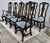 Vtg. Set of Eight Carved Italian Provincail Dining Chairs in a Walnut Finish For Sale - Image 4 of 15