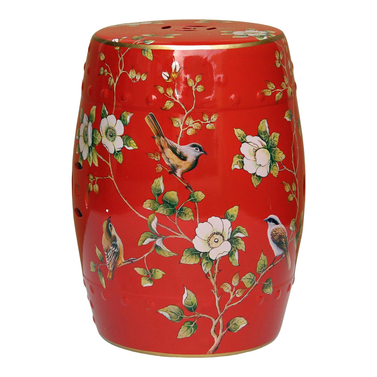 Versatility of Bright Red Stools Image