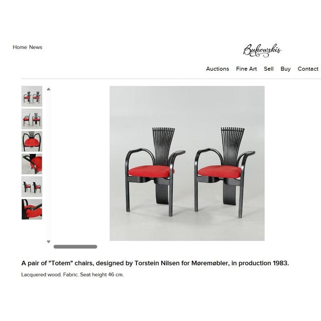 Totem Chairs by Torstein Nilsen for Westnofa, 1980s, Set of 2 For Sale - Image 10 of 11