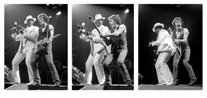 Original Giclee Photograph Triptych, Bruce Springsteen She's the One, Framed