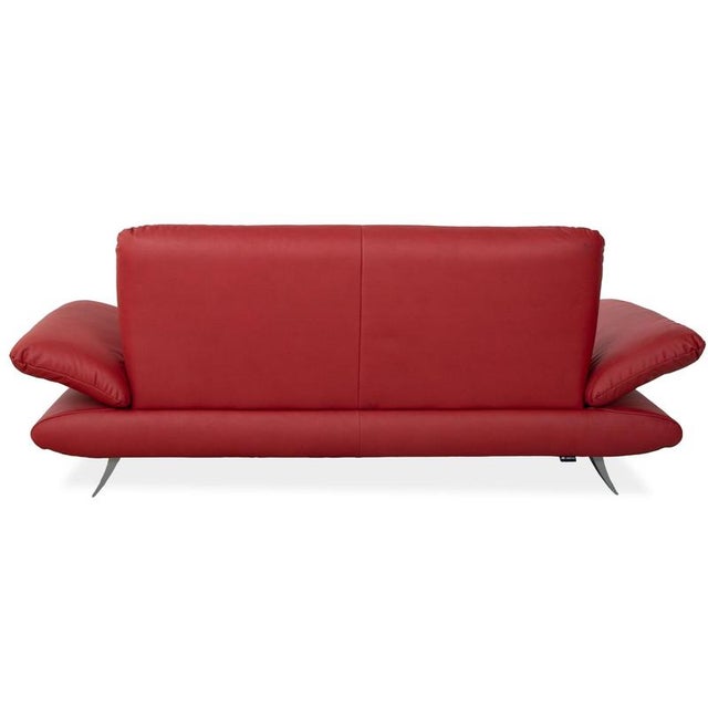 Rossini Set in Gavin 107 Vegan Leather Three-Seater and Two-Seater in Red with Manual Function Sofa Couch from Koinor, Set of 2 For Sale - Image 18 of 18