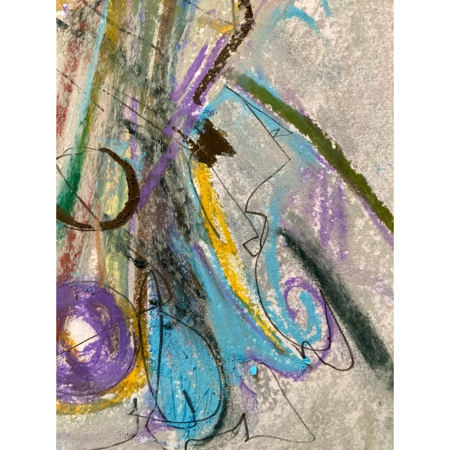 Contemporary Original Contemporary Drawing by Erik Sulander 9x12, Pastel. Signed, Unframed For Sale - Image 3 of 4