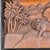 American Rare Christian F. Carsten Late 19th Century Framed Wood Relief Carving of Lion in the Wild For Sale - Image 3 of 16