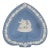 Wedgwood Blue Jasperware Heart Shaped Trinket Vanity Pin Dish 4583b For Sale