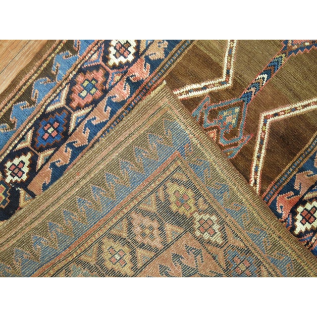Early 20th Century Early 20th Century Zabihi Collection Persian Bakshaish Serab Tribal Runner - 3'6" x 11'9" For Sale - Image 5 of 10
