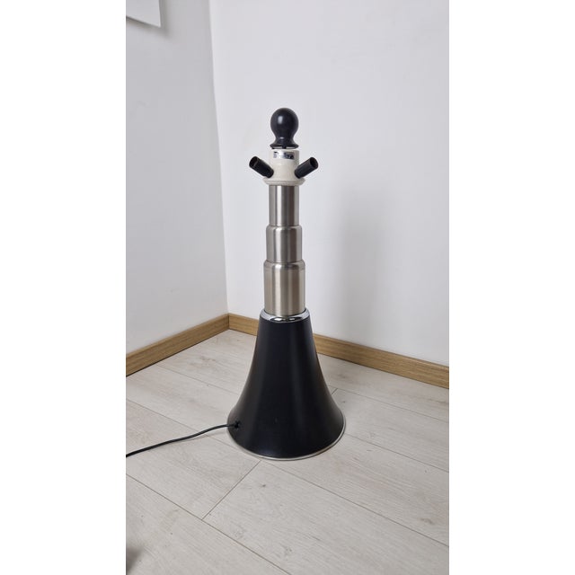 Large Brown Pipistrello 620 Table Lamp by Gae Aulenti for Martinelli Luce, 1980s For Sale - Image 12 of 13