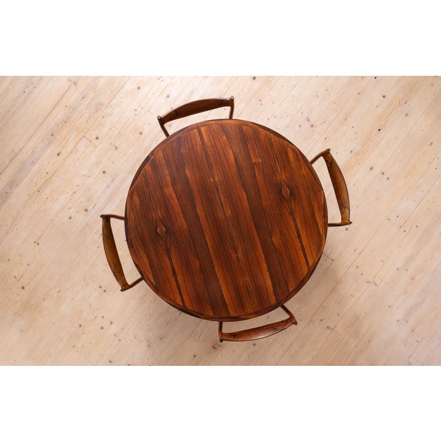 Darby Extendable Dining Table and Chairs byTorbjørn Afdal, Norway 1960s, Set of 7 For Sale - Image 18 of 18