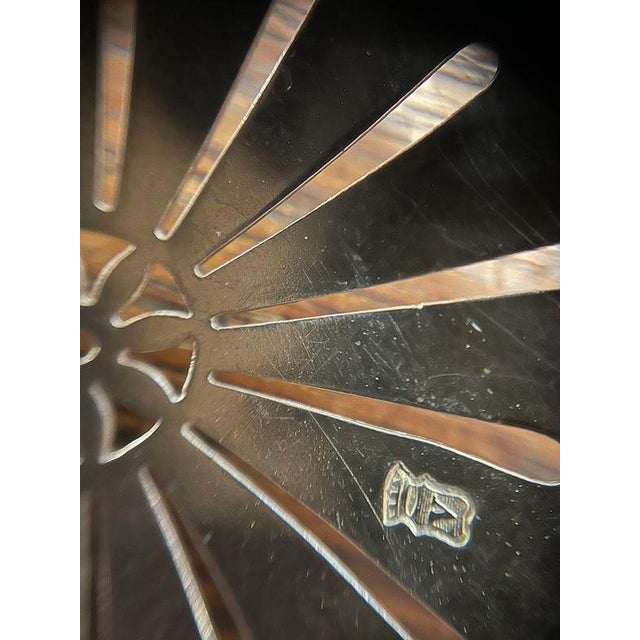 Metal Dutch Silver Sugar Sifter Serving Spoon by Johannes Schepers, 1786 For Sale - Image 7 of 9