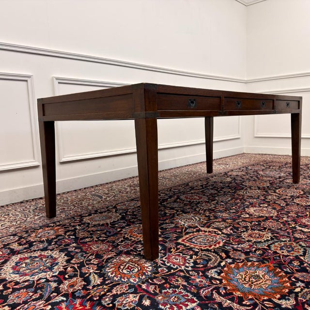 English Eichholtz Campaign Writing Desk For Sale - Image 5 of 18