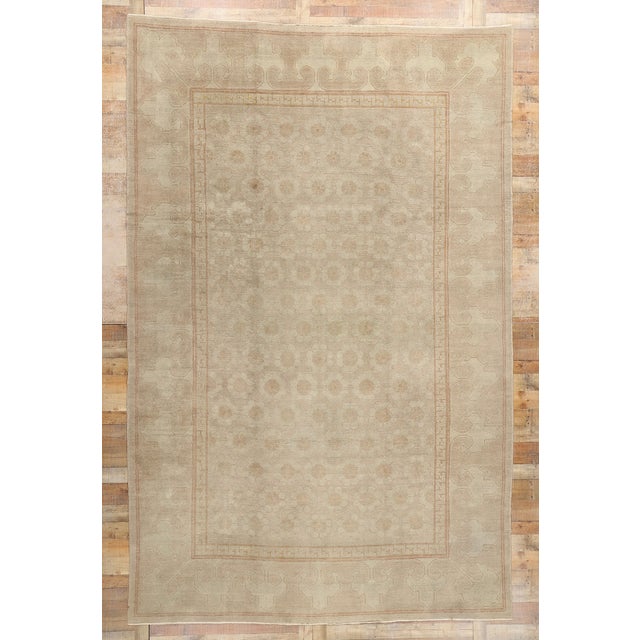 Vintage Turkish Oushak Rug - 09'07 X 14'10 For Sale - Image 12 of 12