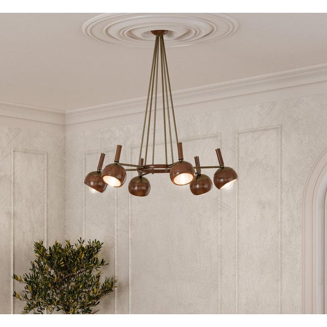 Essen Suspension Lamp by Wood Tailors Club For Sale - Image 11 of 15