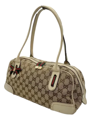 A 2006 Gucci Princy Sherry Line Gg Canvas Shoulder Bag