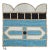 Natural Abaca Premium Fiber Rugs in Colors 2x2Ft. For Sale - Image 11 of 12