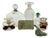 Vintage French Perfume Bottle Collection: Art Deco Glass For Sale