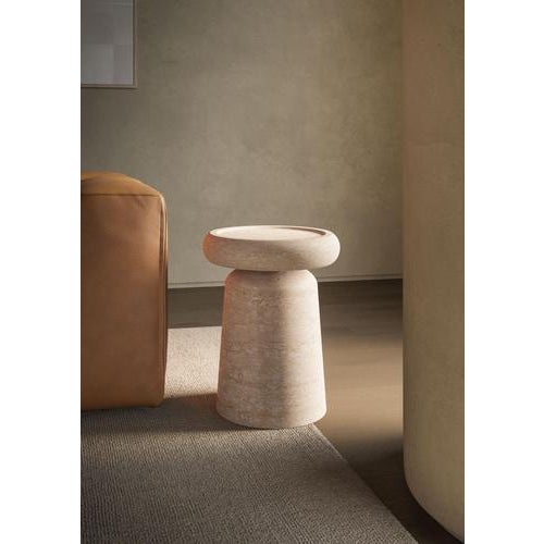 Nissa S Nero Marquinia Marble Side Table by Ivan Colominas For Sale - Image 4 of 10