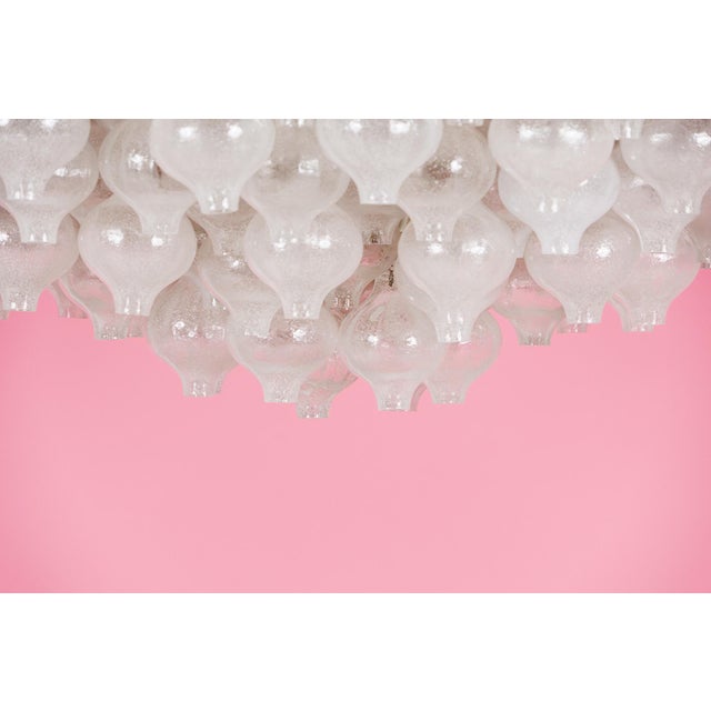 Tulipan Waterfall Glass Chandelier from Kalmar, Austria, 1960s For Sale - Image 13 of 18