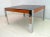 Mid-Century Italian Chrome Metal and Leather Dining Table, 1970s For Sale - Image 4 of 9