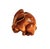 Burnt Orange Set of Nine Japanese Netsuke Rabbits From the Showa Era For Sale - Image 8 of 18