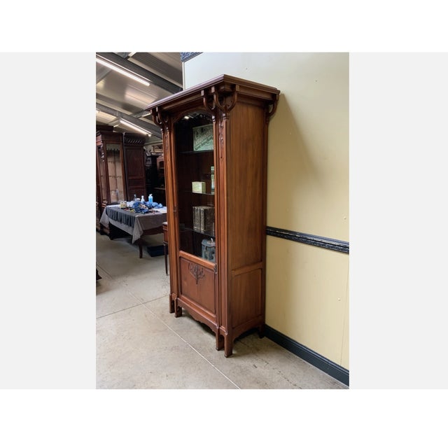 Antique Art Nouveau Bookcase, 1900 For Sale - Image 6 of 13