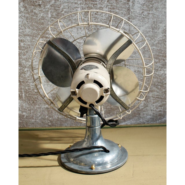 Vintage Desk Fan, 1950 For Sale - Image 6 of 9