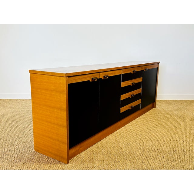 Metal Vintage Scandinavian Teak Sideboard, 1970 For Sale - Image 7 of 13