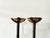 Vintage Arts & Crafts Candlesticks in Wrought Iron and Copper, Set of 2 For Sale - Image 6 of 12