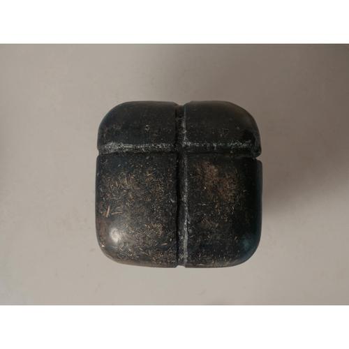 Ritual Side Table in Hemp Crete by Lucas Tyra Morten For Sale - Image 17 of 18