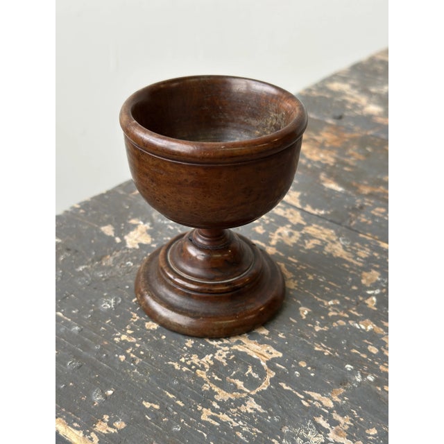 Antique Salt Cellars in Turned Burl Wood, Circa Early-Mid 19th Century For Sale - Image 4 of 12