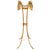Metal 1960 Italian Florentine Gilt Metal Rope and Tassel Plant Stands - A Pair For Sale - Image 7 of 11