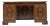 Burlwood Desk or Center Table, 1940s For Sale