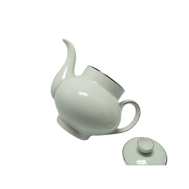 1930s Art Deco Coffee Pot from Ćmielów, Poland, 1960s For Sale - Image 5 of 8