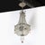 Off-white Hollywood Regency Crystal Beaded Chandelier W/ Gilt Bronze Fittings by Baccarat For Sale - Image 8 of 18