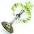 Metal Art Nouveau Fruit Bowl on Stand with Flute Vase, 1900s For Sale - Image 7 of 12
