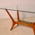 Brown Coffee Table with a Glass Top, Italy, 1950s For Sale - Image 8 of 16