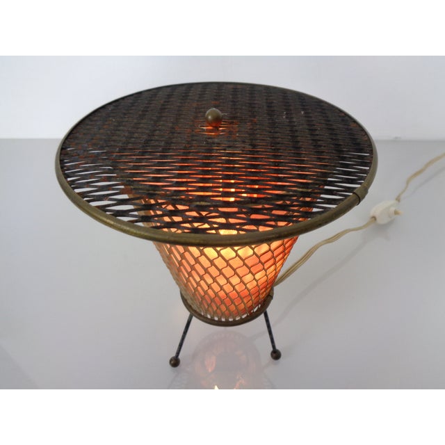 Metal Metal Tripod Table Lamp, Germany, 1950s For Sale - Image 7 of 18