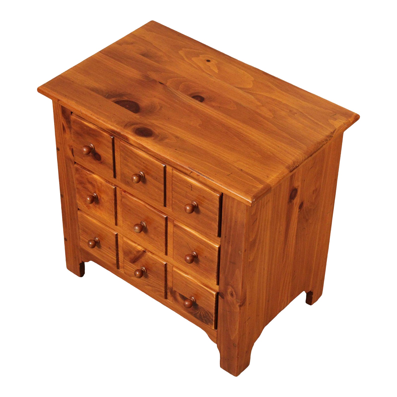 Ethan Allen Pine Apothecary Style Chest Nightstand Chairish