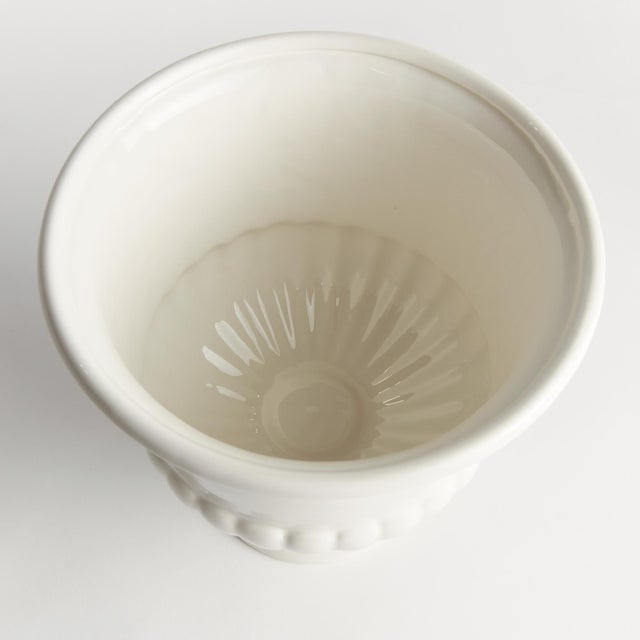 Italian Mirabelle Decorative Pedestal Bowl Small For Sale - Image 3 of 8