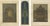 Monumental Bavarian Altars – Architectural Triptych, Munich 1874 : This exceptional triptych presents three monumental...